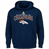 Men's Denver Broncos Majestic Super Bowl 50 Champions Choice VIII Hoodie - Navy Blue,baseball caps,new era cap wholesale,wholesale hats